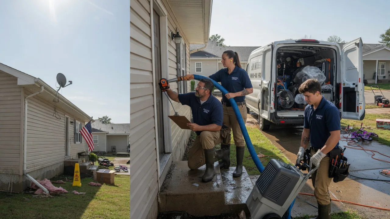 Ceiling Water Damage Restoration in Muse, OK near me